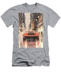 Red Sports Lamborghini Diablo Car in the Rain on a City Street Destiney Sullivan T-Shirt