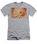 Red Wooden Wheel Phyllis Denton T-Shirt