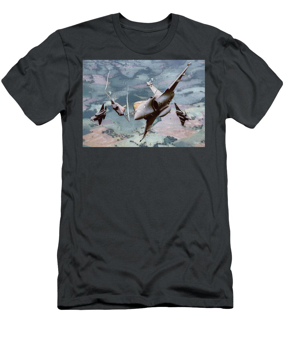 Reds Whites and Blues David Luebbert T-Shirt