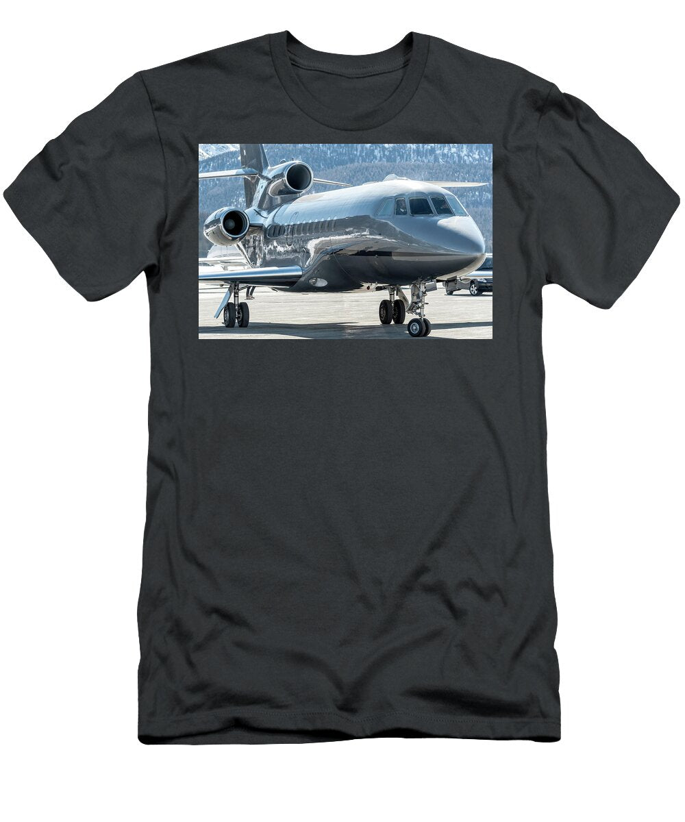 Reflection Over Dassault Falcon 900 Roberto Chiartano T-Shirt