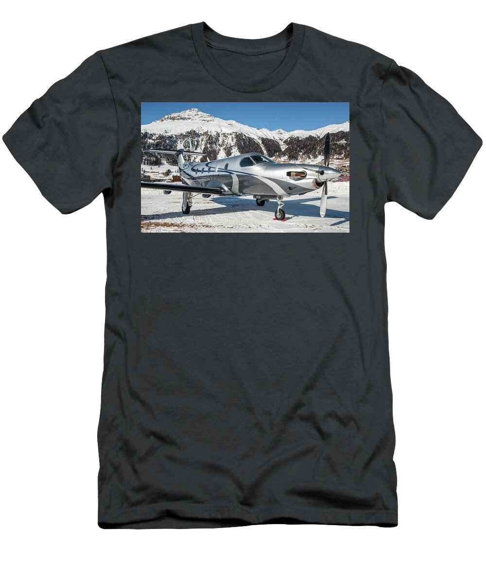 Reflection Pilatus Pc12 Oh Jrd Side Roberto Chiartano T-Shirt