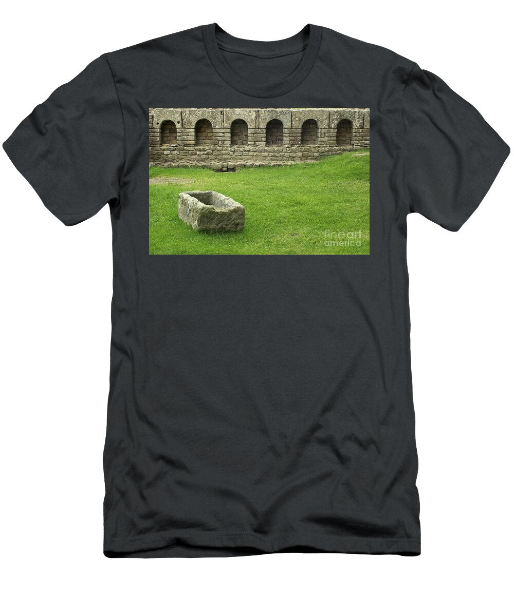 Remains of the Establishment of Baths Public Baths in the Roman Fort Cilurnum or Cilurvum By Chesters Walwick Northumberland England Fort Built Along the Wall of Hadrian Adrien American School T-Shirt