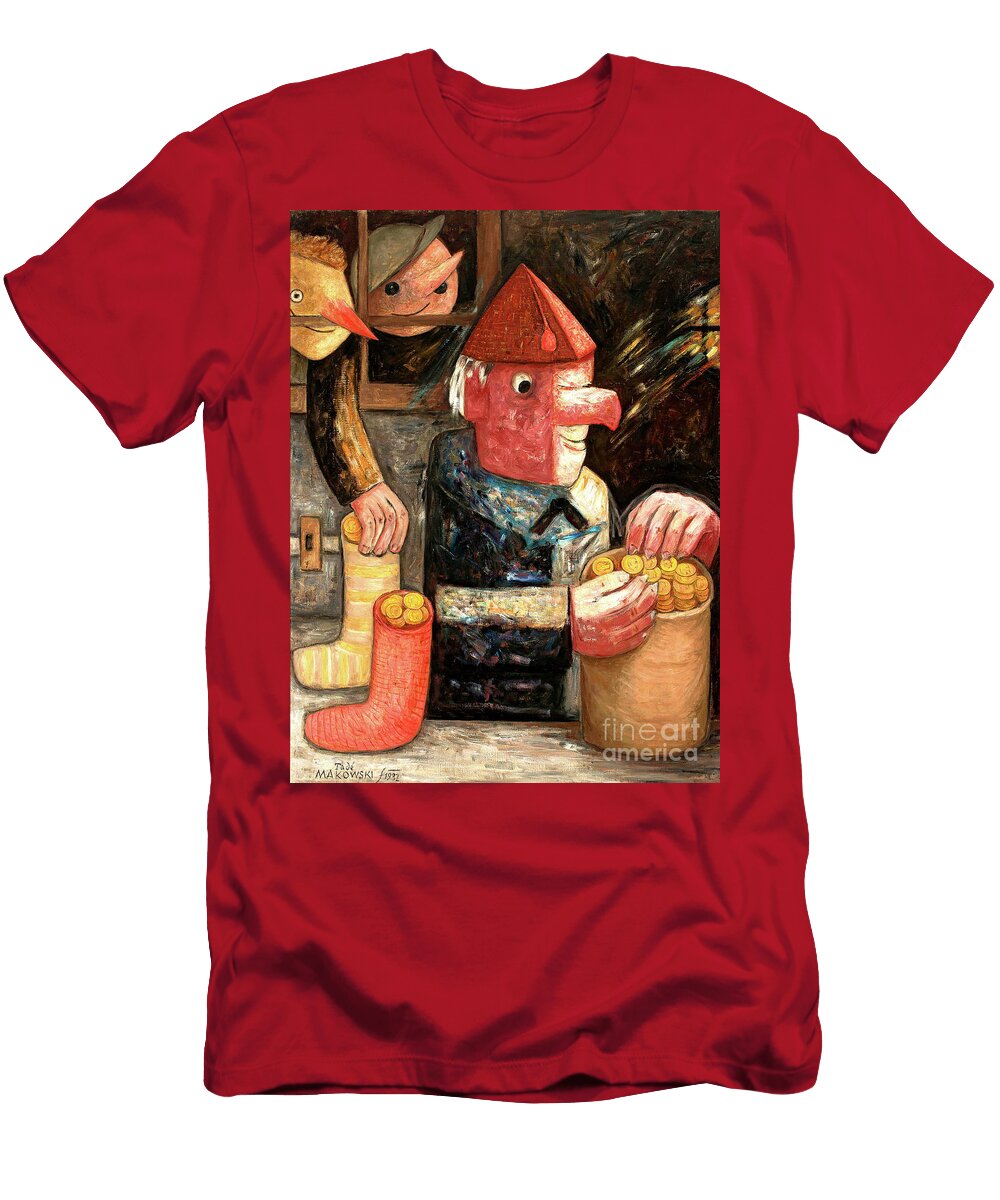 Remastered Art the Miser By Tadeusz Makowski 20220414 Tadeusz Makowski T-Shirt
