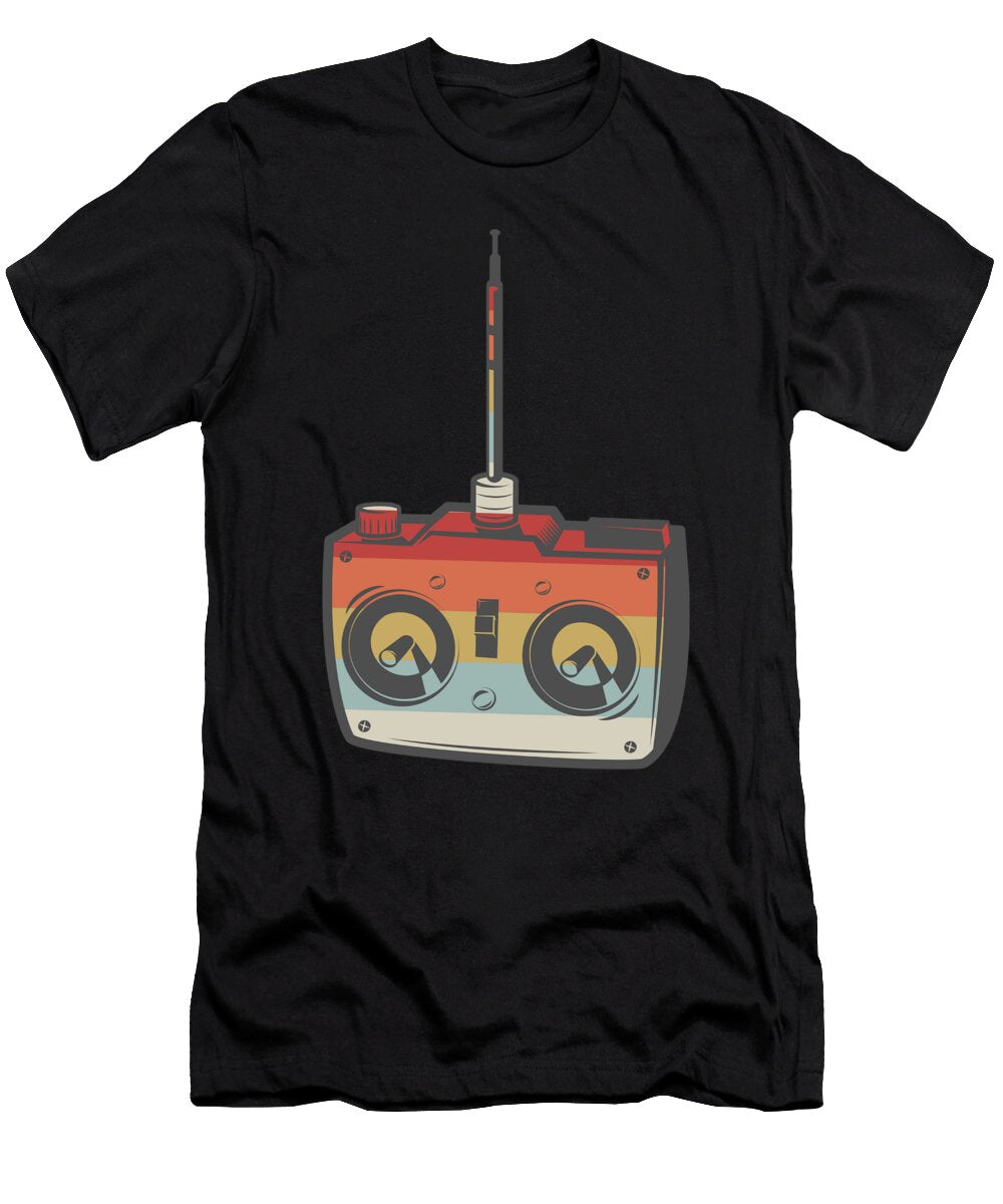 Remote Rc Car Model Retro Mooon T-Shirt