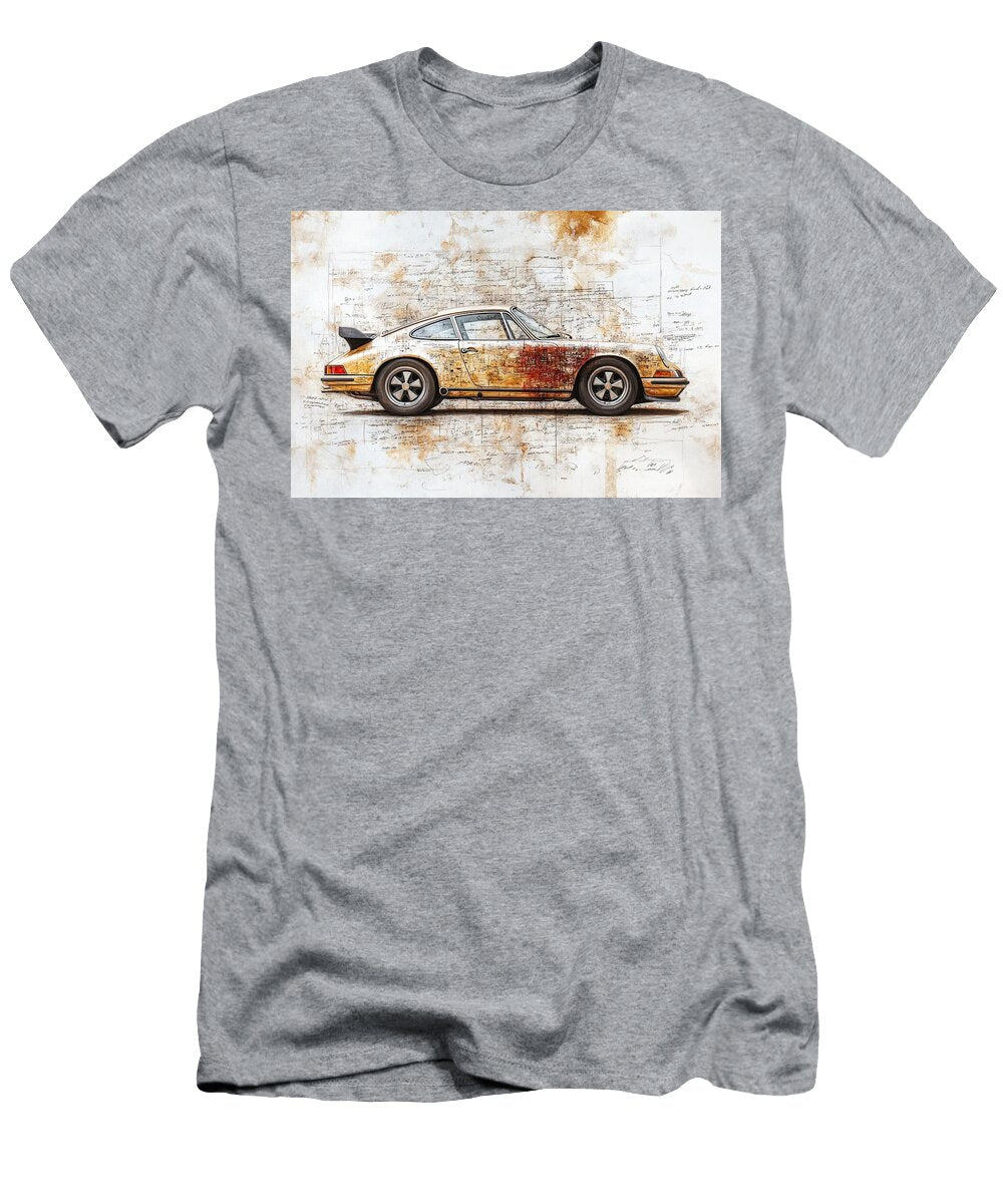 Renaissance Meets Classic Porsche Frederick Vellani T-Shirt