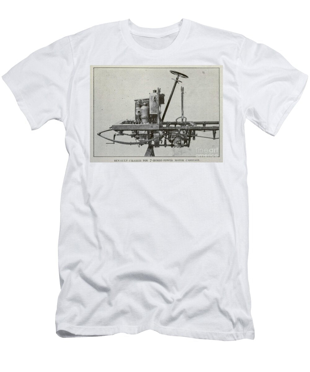 Renault Chassis for 7 Horse Power Motor Carriage Am5 Historic Illustrations T-Shirt