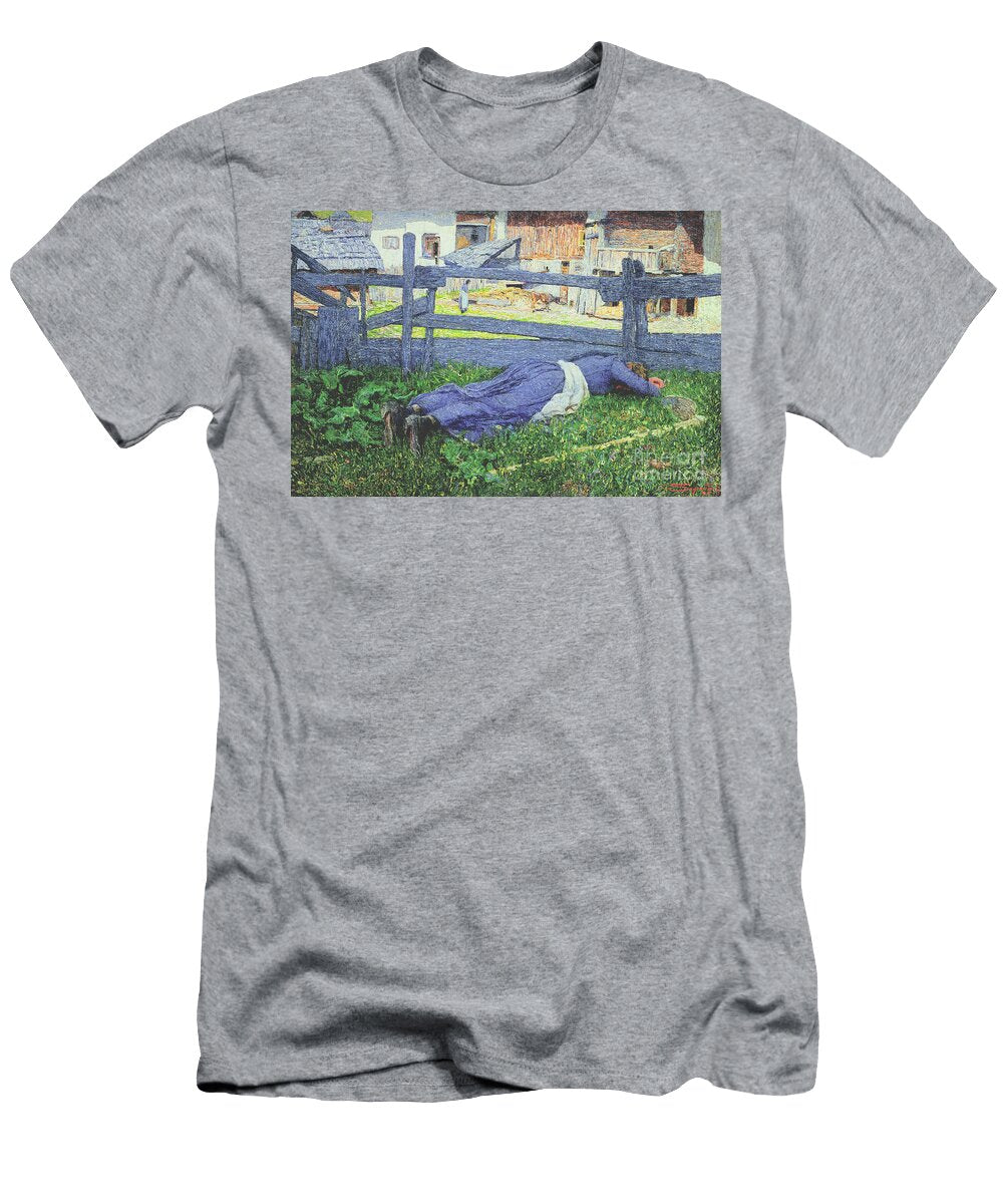 Rest in the Shade Segantini Giovanni Giovanni Segantini T-Shirt