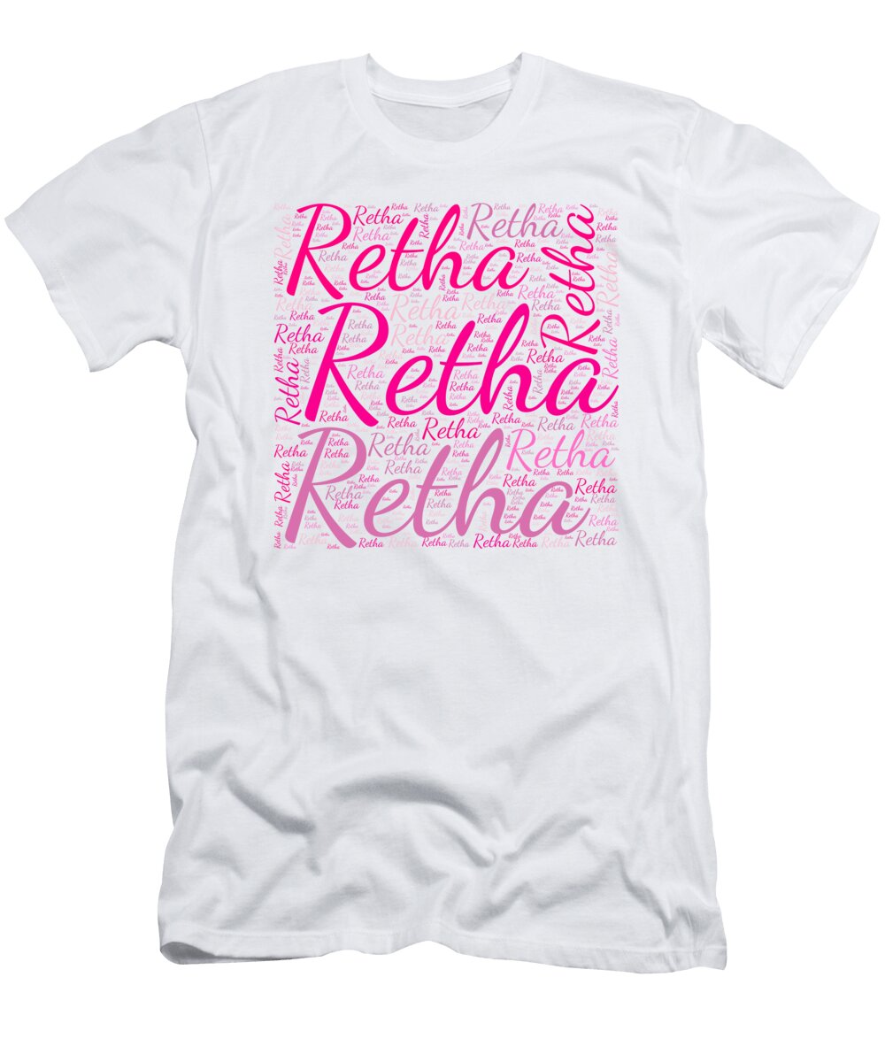 Retha Names Without Frontiers Vidddie Publyshd T-Shirt