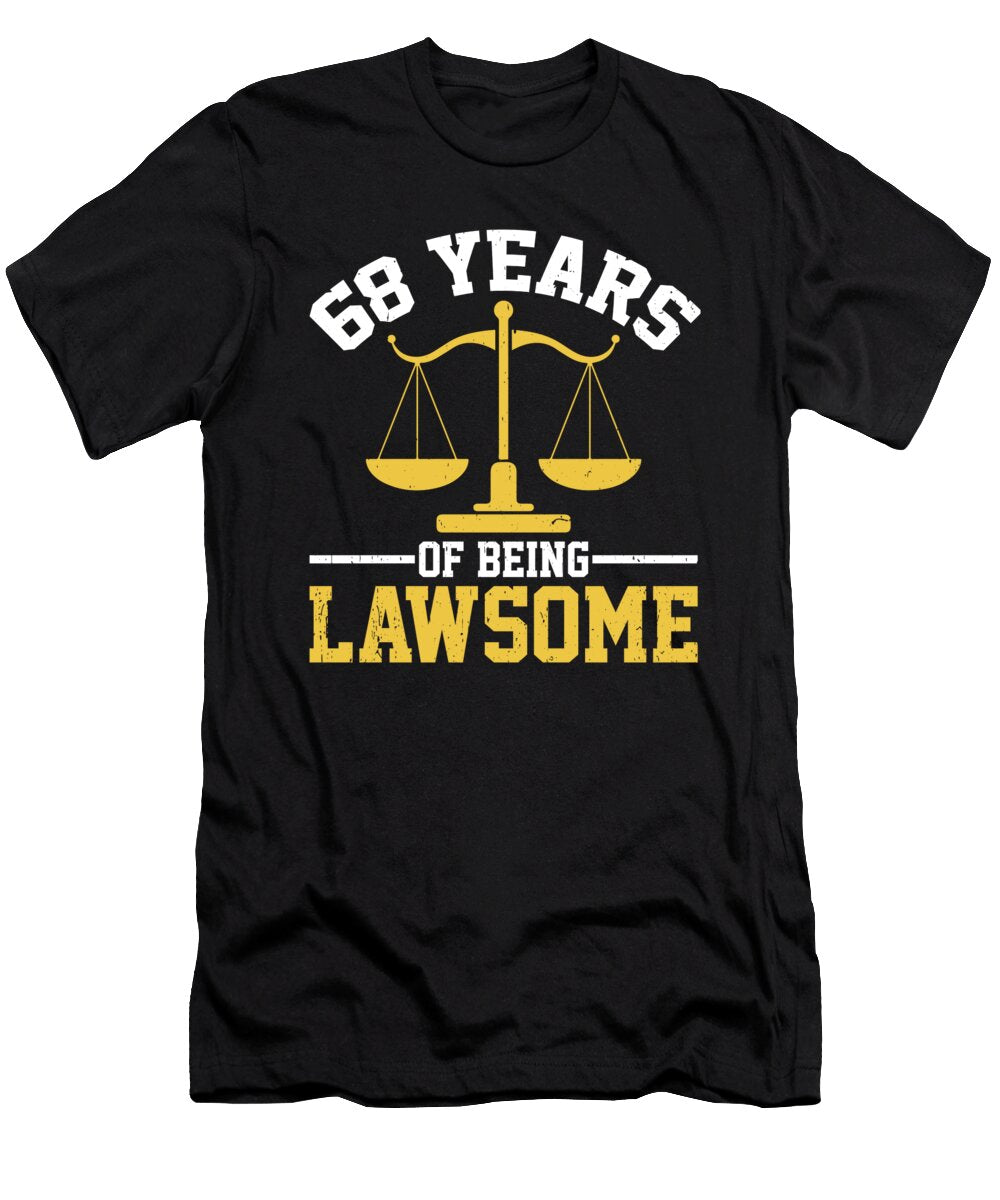 Retired Lawyer Retirement 68 Years Me T-Shirt