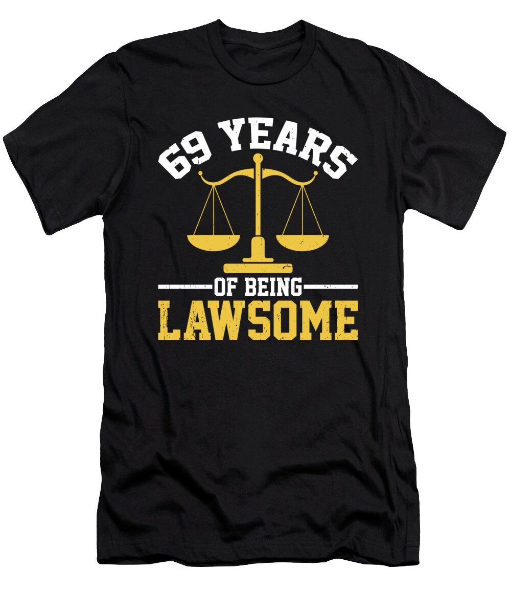 Retired Lawyer Retirement 69 Years Me T-Shirt