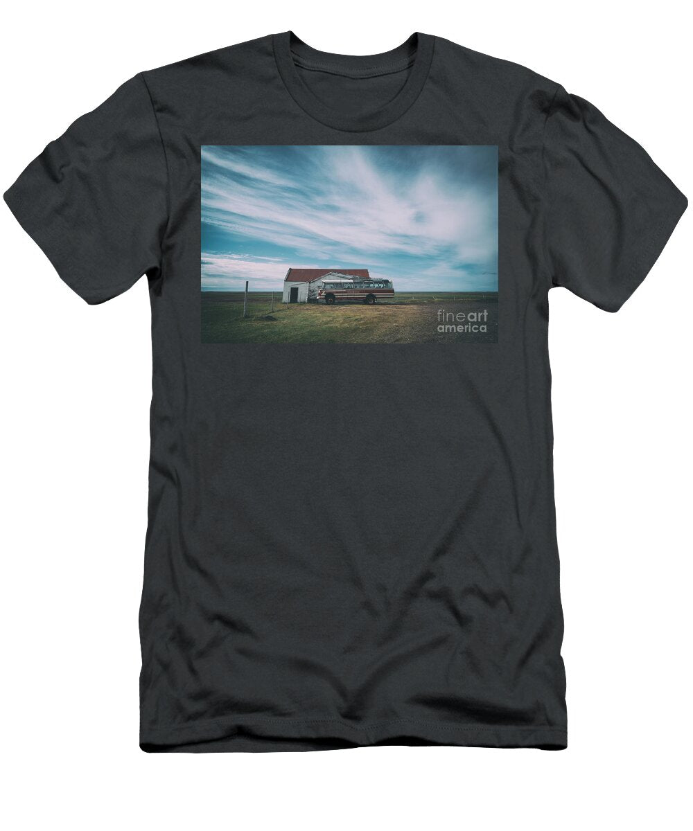 Retro Bus in Iceland Michael Ver Sprill T-Shirt