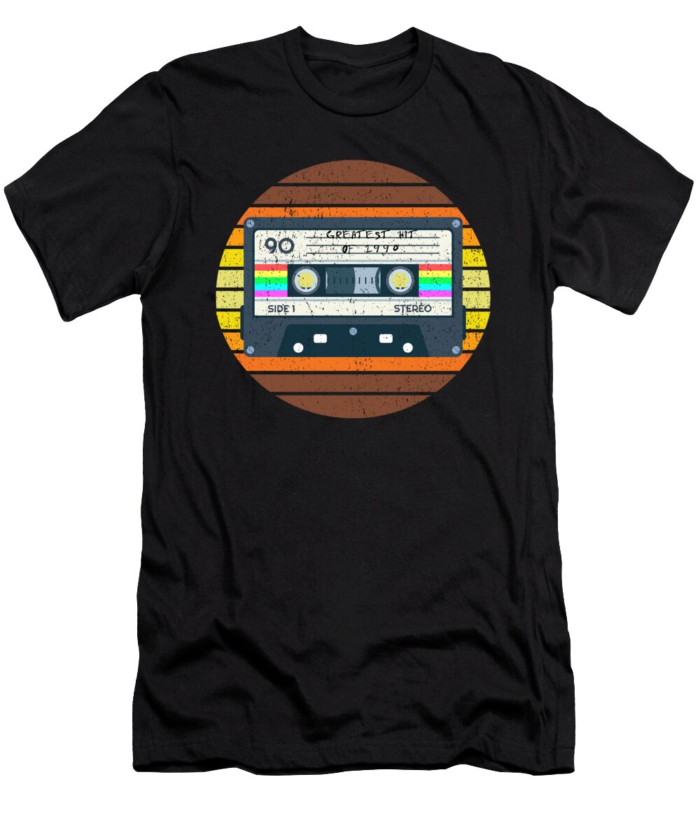 Retro Cassette Tape Birthday Hit of 1990 Me T-Shirt