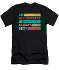 Retro Cpa Bookkeeper Accountancy Vintage Sexy Accountant Crazy Squirrel T-Shirt