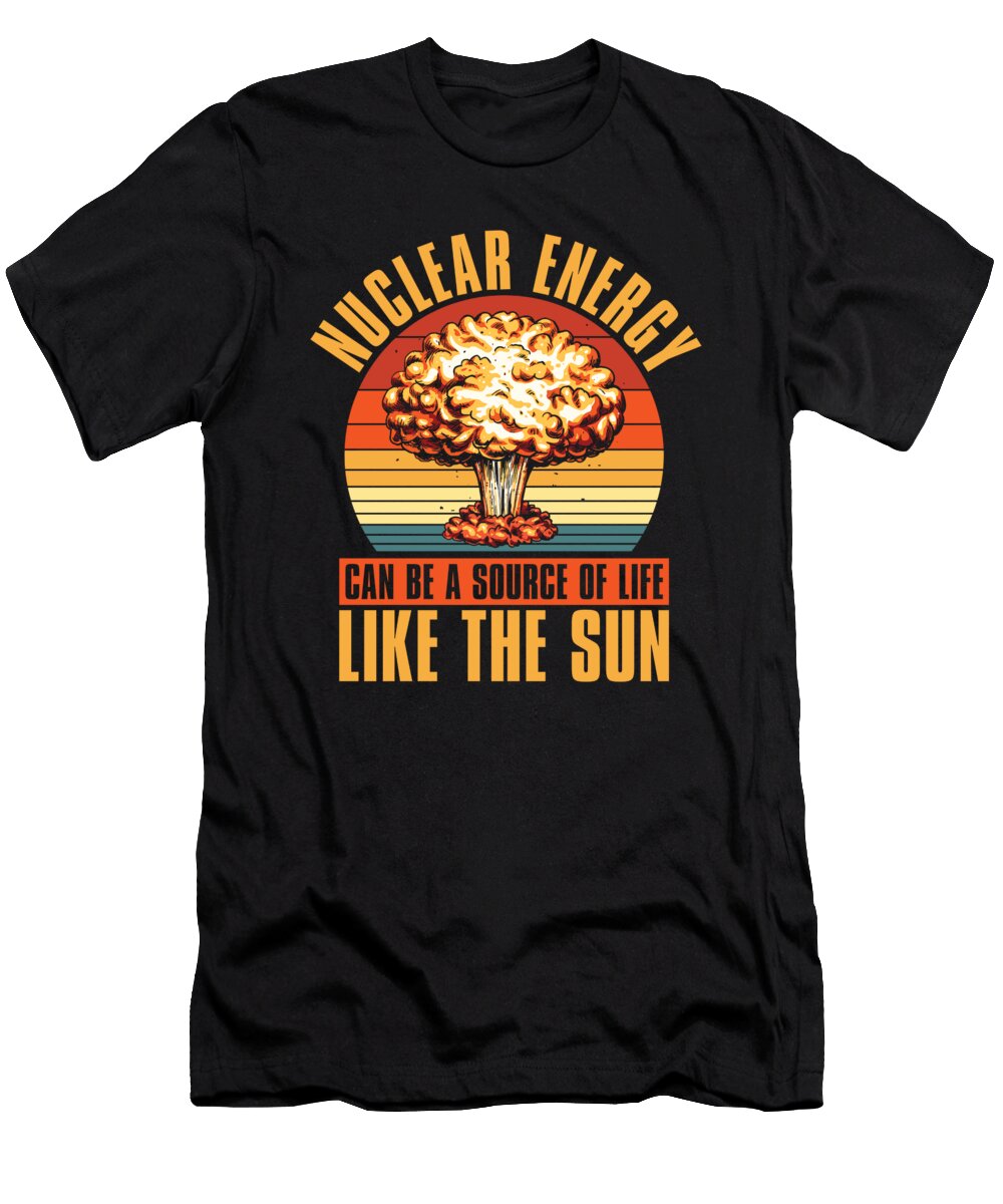 Retro Funny Physicist Science Vintage Nuclear Physics Crazy Squirrel T-Shirt