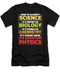 Retro Funny Physicist Science Vintage Quantum Physics Crazy Squirrel T-Shirt