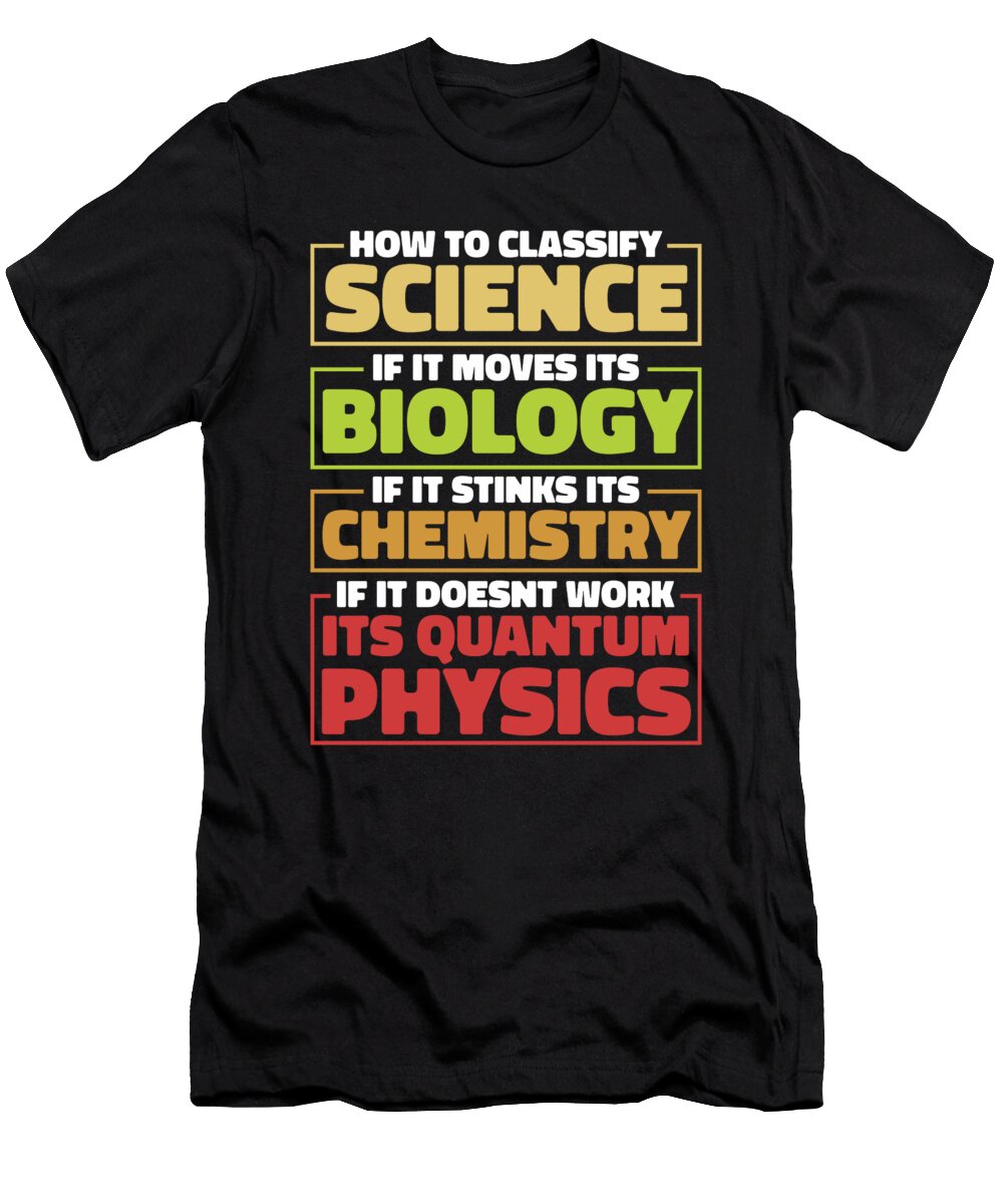 Retro Funny Physicist Science Vintage Quantum Physics Crazy Squirrel T-Shirt