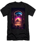 Retro Futurisms Last Oasis an Ancient Pyramid Paul Konschake T-Shirt