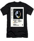 Retro Futuristic Electronic Music Helmet Poster with Minimalist Synthwave Art Style Julieanne Tynan T-Shirt