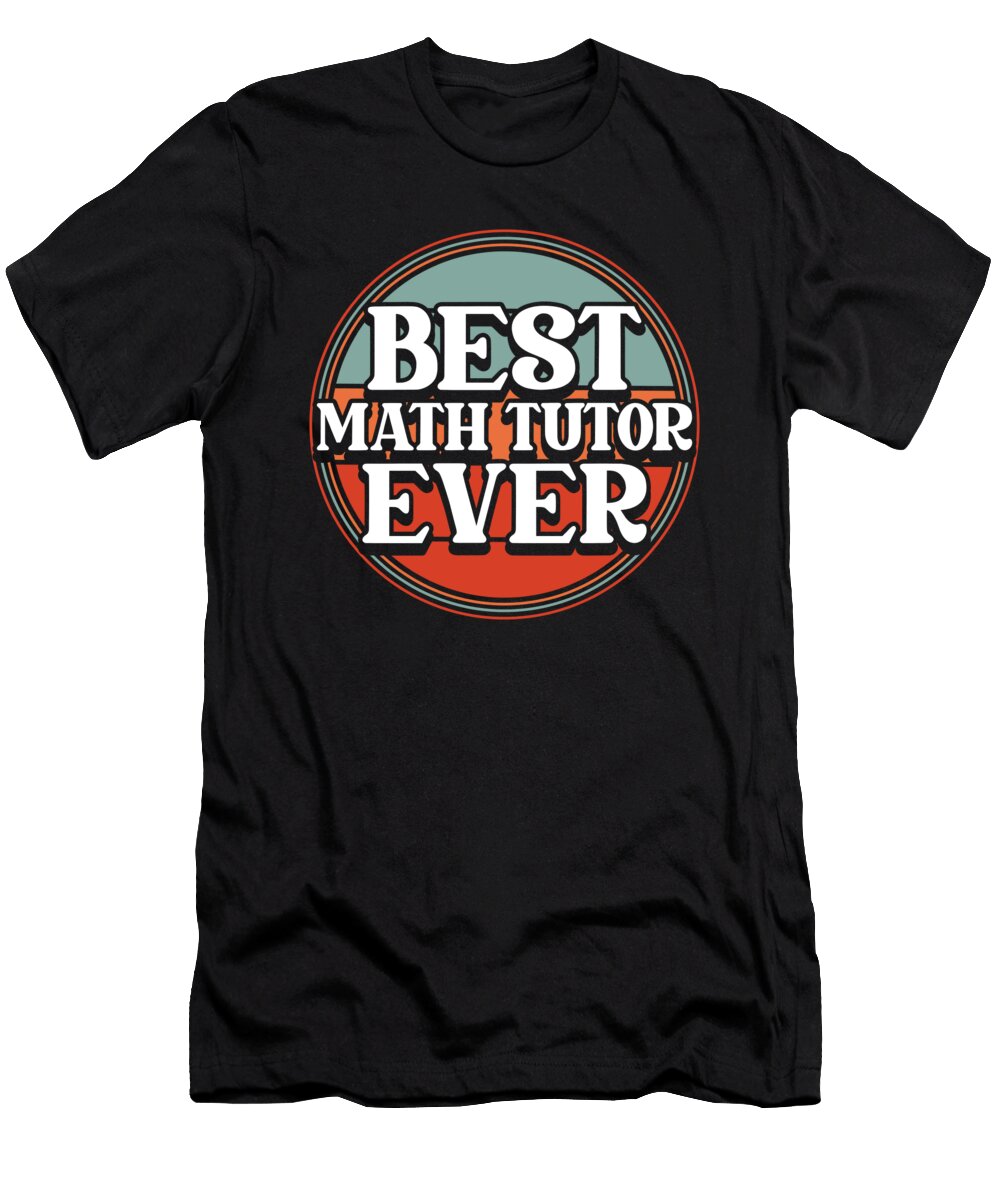 Retro Math Teacher Education School Vintage Math Tutor Crazy Squirrel T-Shirt