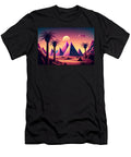 Retro Mirage a Synthwave Journey Paul Konschake T-Shirt