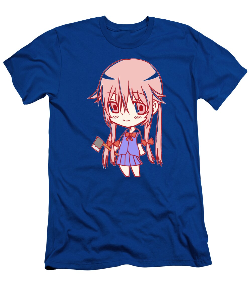 Retro Mirai Nikki Girl Unisex Douxie Grimo T-Shirt