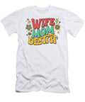 Retro Mothers Day Wife Mom Dentist Deon Du Plessis Art T-Shirt