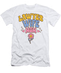Retro Mothers Day Wife Mom Lawyer Groovy Deon Du Plessis Art T-Shirt