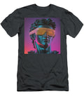 Retro Neon Sunglasses on Classical Bust Nikolaus Taija T-Shirt