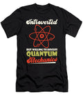 Retro Physicist Introverted Science Vintage Quantum Physics Crazy Squirrel T-Shirt