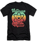 Retro Physicist Veteran Scientist Vintage Quantum Physics Crazy Squirrel T-Shirt