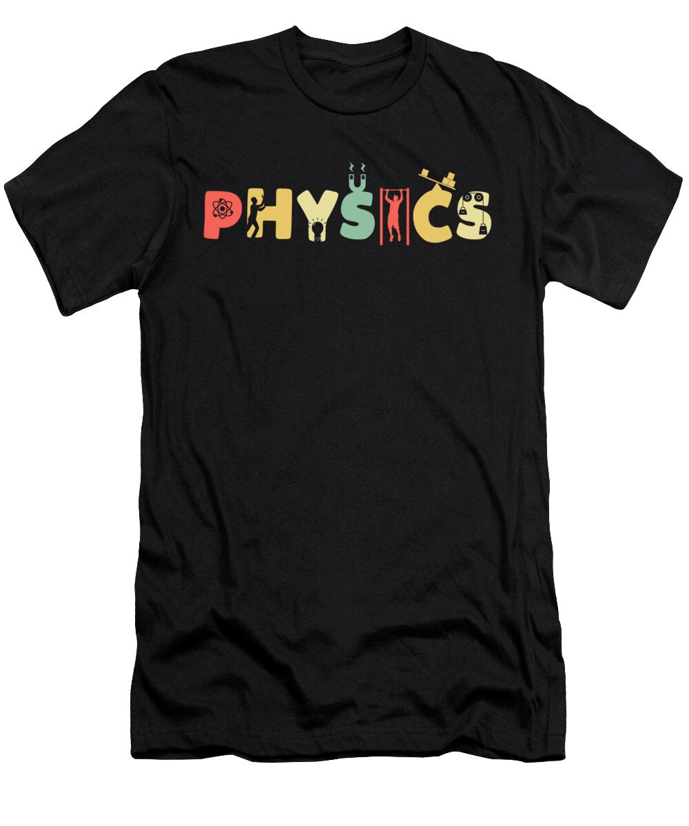 Retro Physics Vintage Physicist Jonathan Kraske T-Shirt