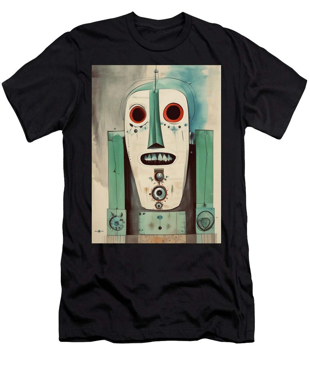 Retro Retrograde Bot James Eye T-Shirt