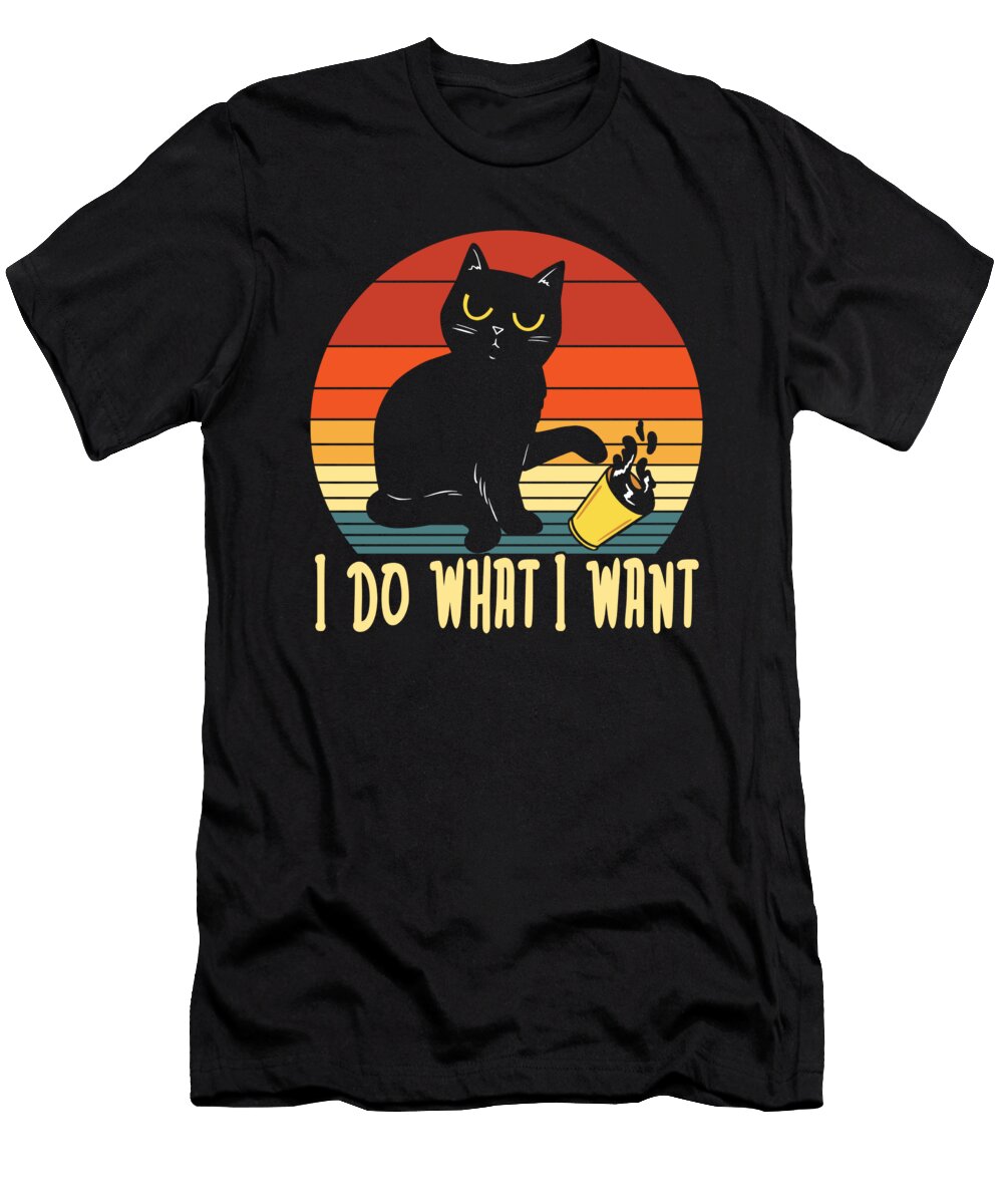 Retro Sarcasm Snarky Vintage Sarcastic I Do What I Want Crazy Squirrel T-Shirt
