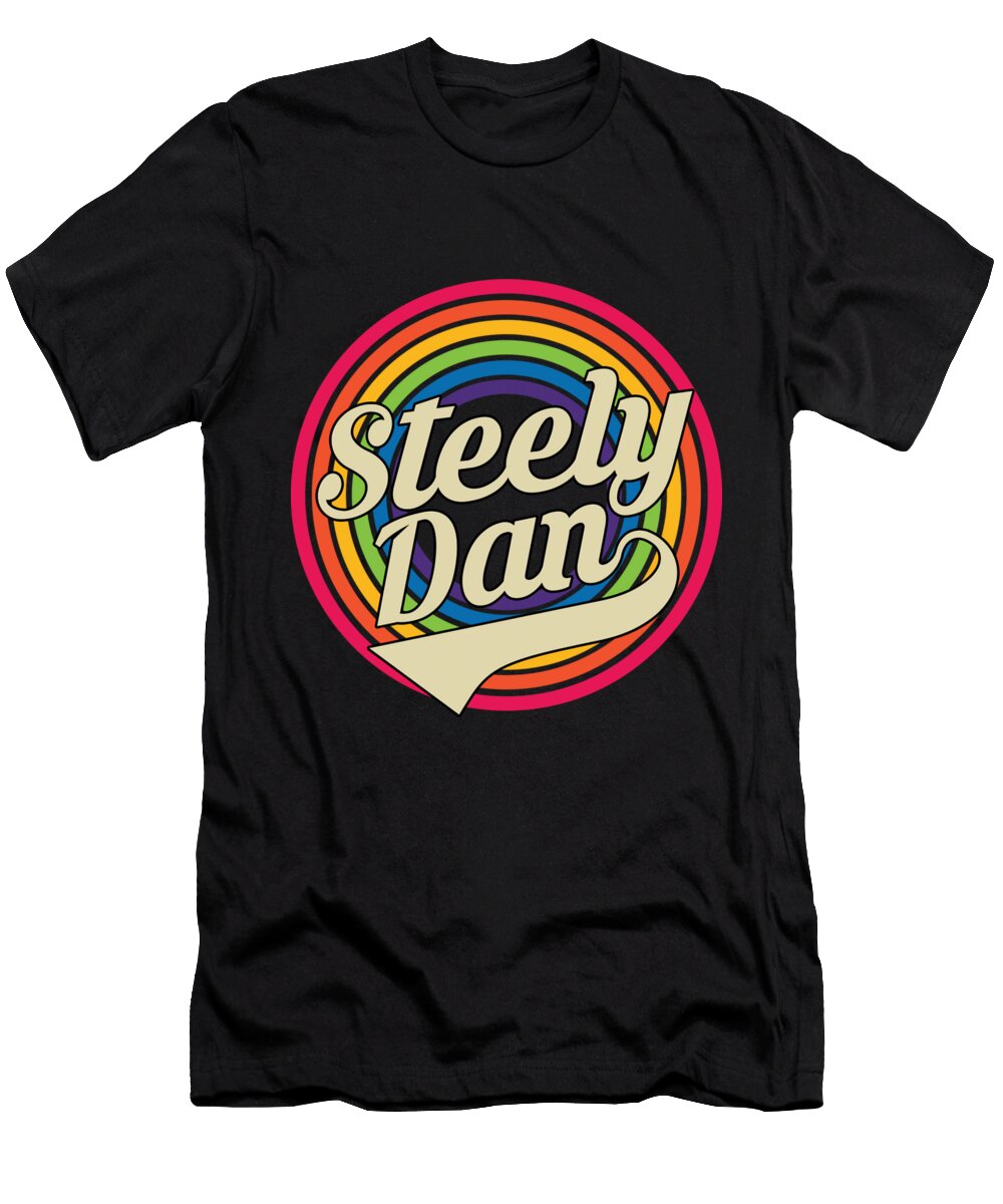 Retro Steely Rock Faded Style Christina Tate T-Shirt