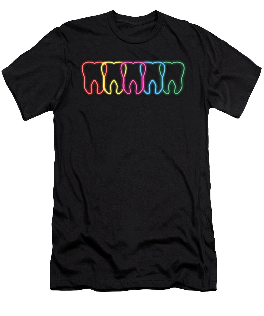 Retro Teeth Dentist Dental Hygienist Assistant Clothes Tooth 1 T-Shirt