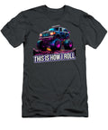 Retro Vaporwave Monster Trucks This Is How I Roll Fabien Khandi T-Shirt