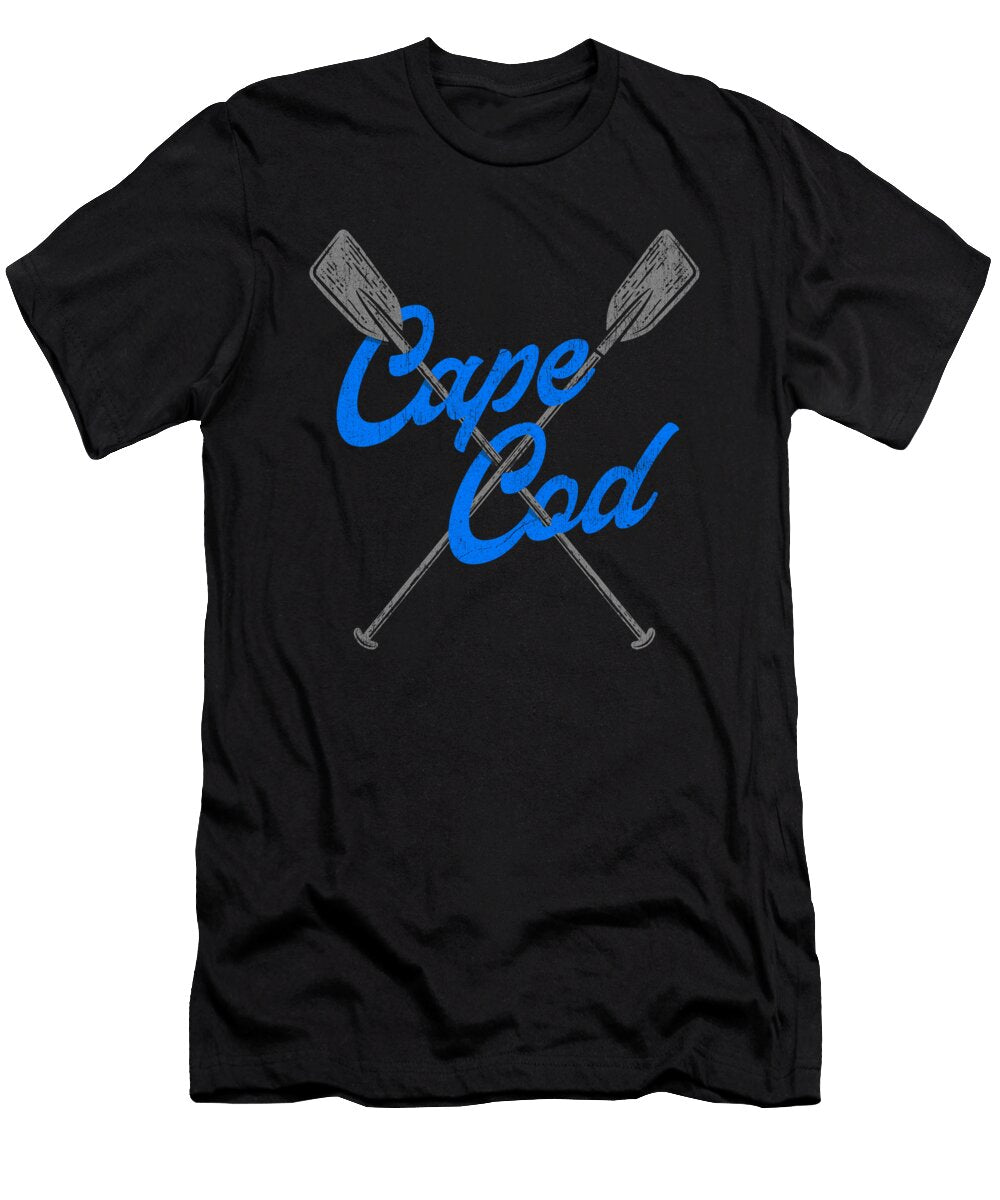 Retro Vintage Cape Cod Vacation Vector Deluxe T-Shirt
