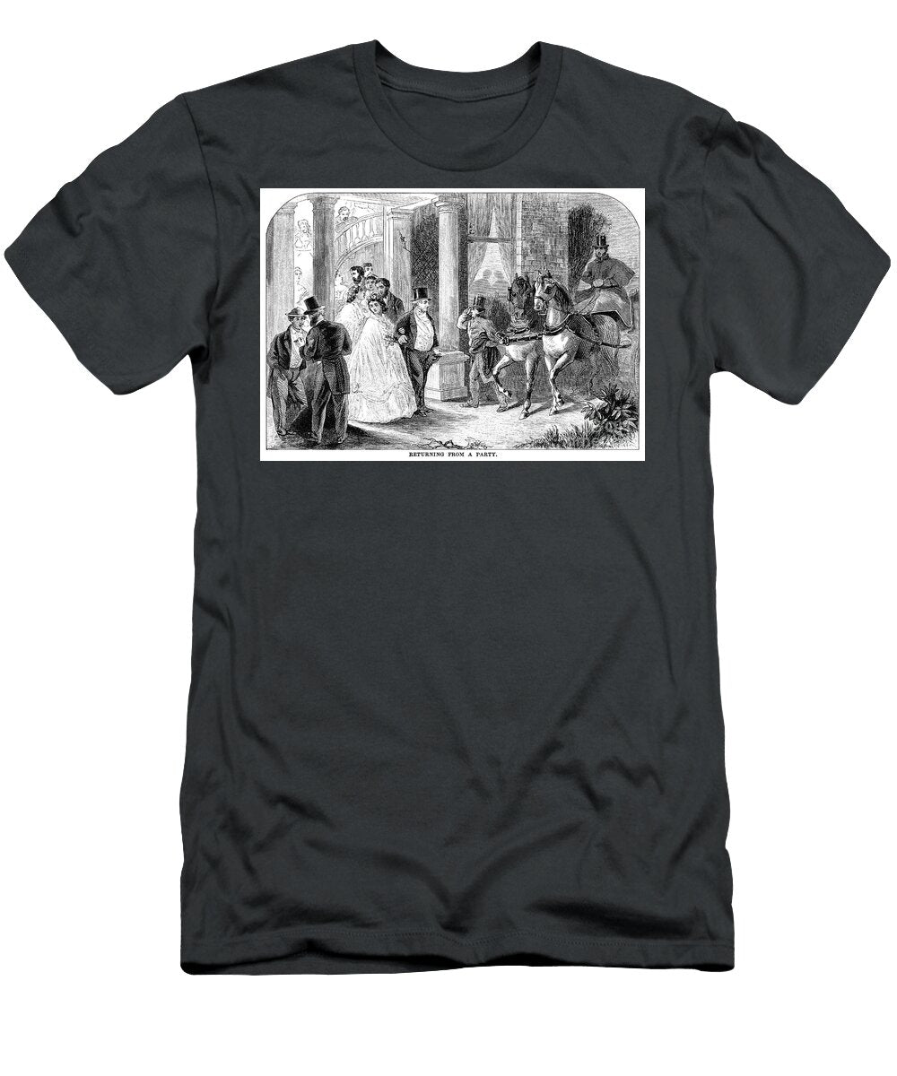 Returning From a Party E1 Historic Illustrations T-Shirt