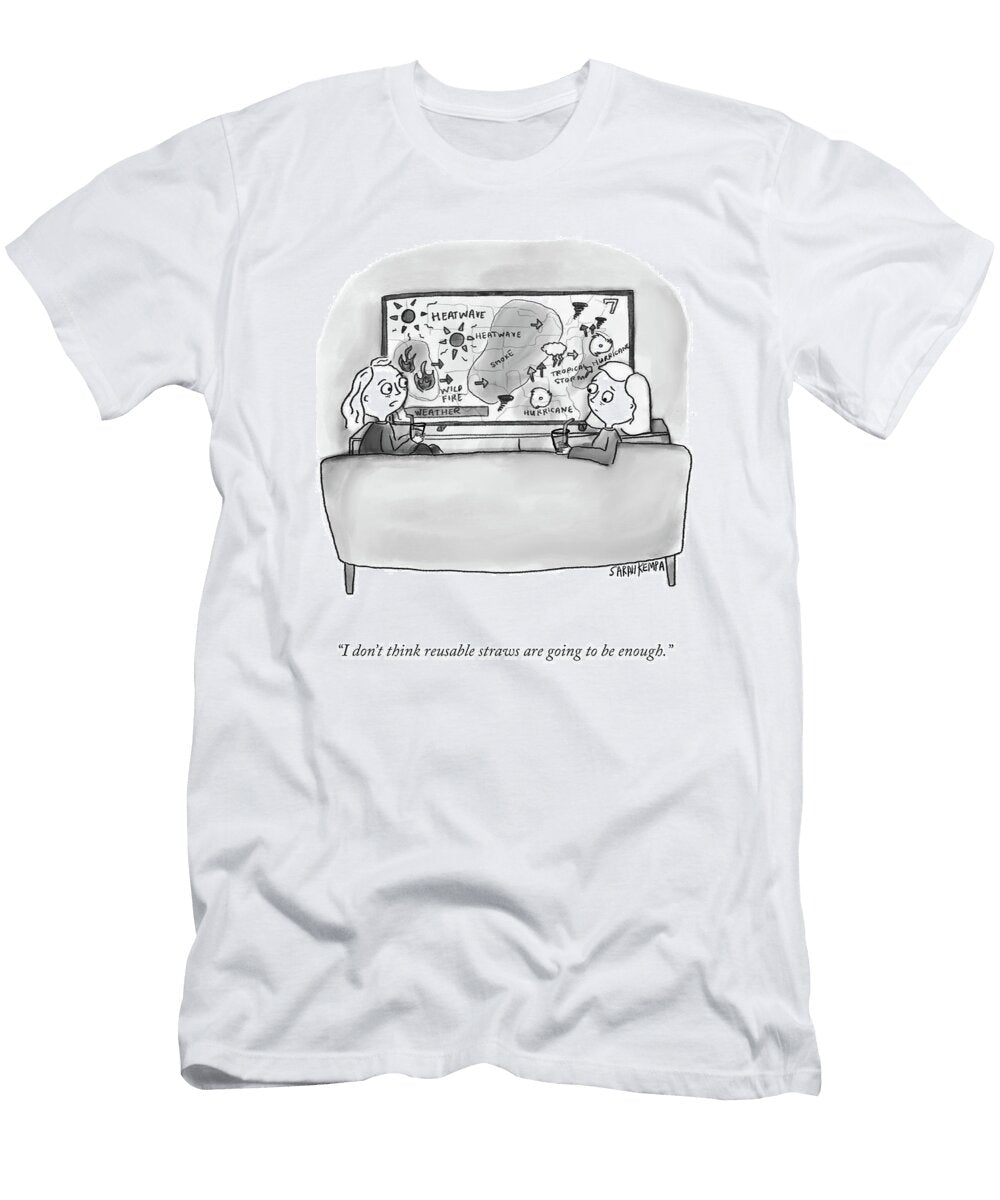 Reusable Straws Sarah Kempa T-Shirt