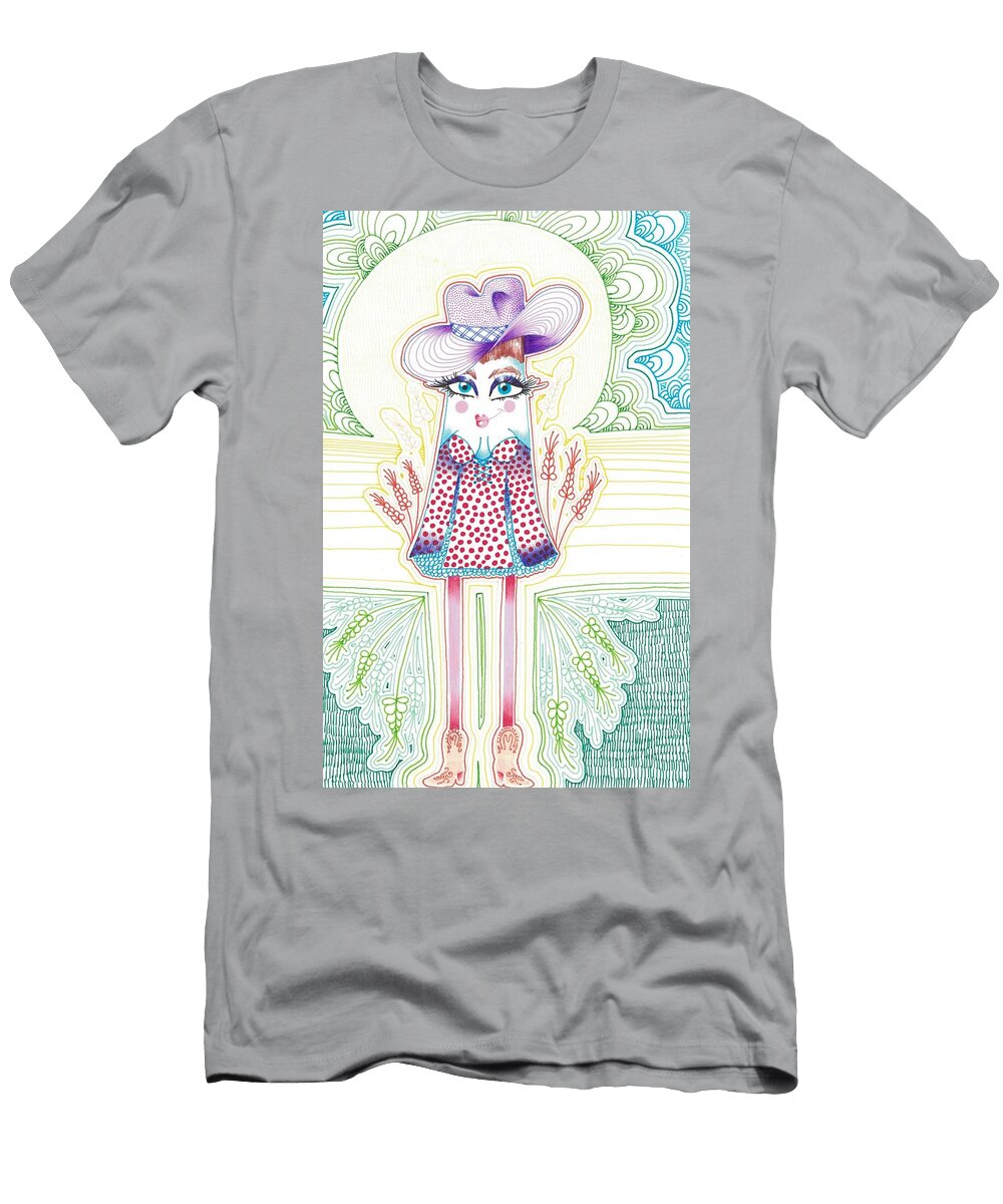 Reverse Cowgirl Hotdog Princess Miranda Brouwer T-Shirt