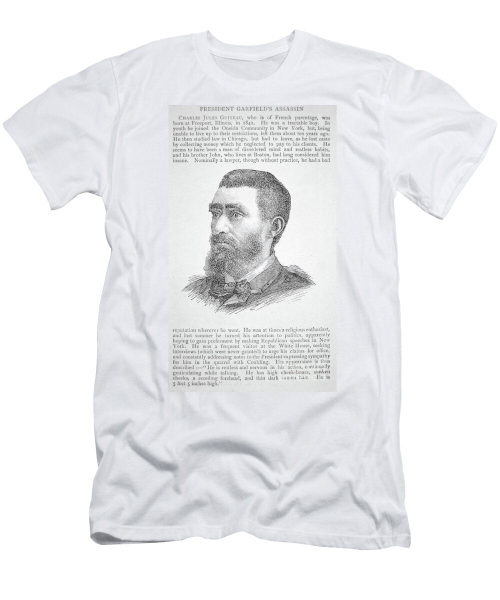 Reward Poster for Charles Jules Guiteau American School T-Shirt