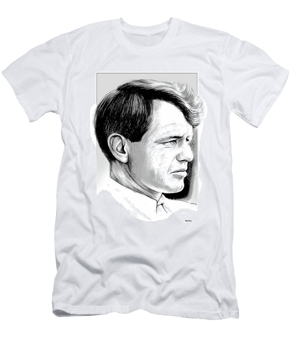 Rfk Line Art Greg Joens T-Shirt