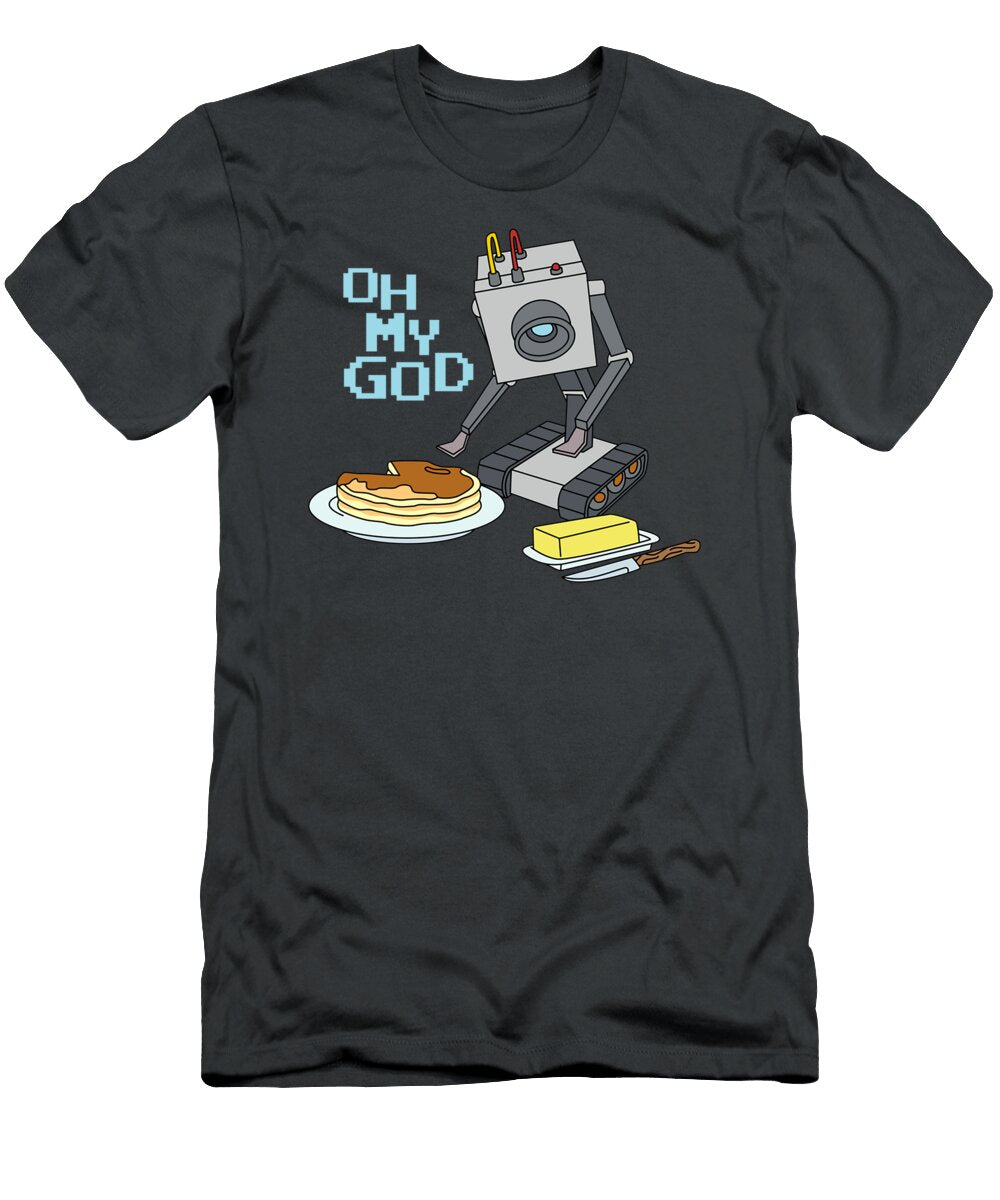 Rick and Morty Butter Bot with Pancakes Vansh Bianka T-Shirt