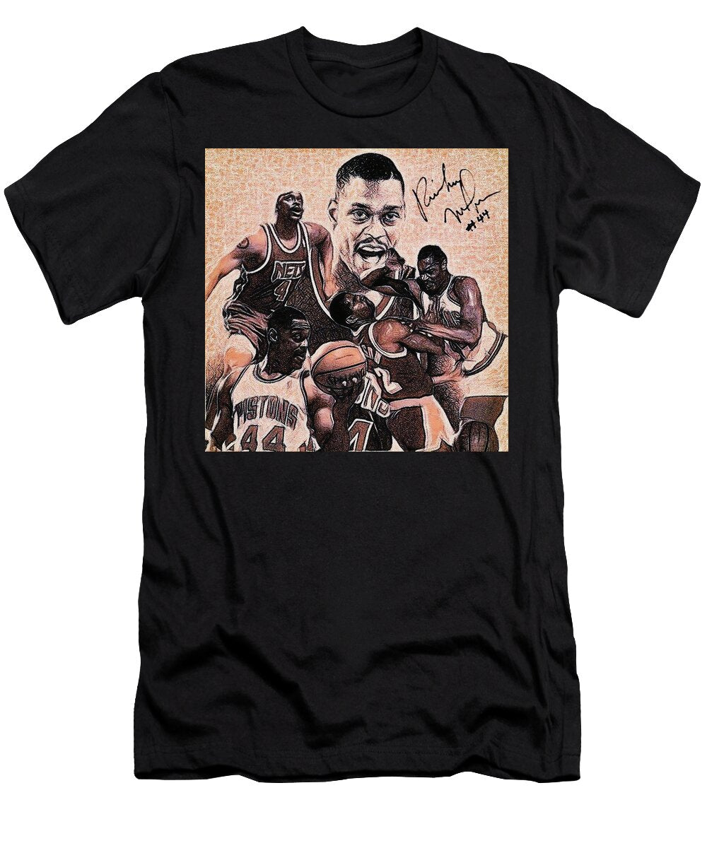 Rick Mahorn Collage Bob Smerecki T-Shirt
