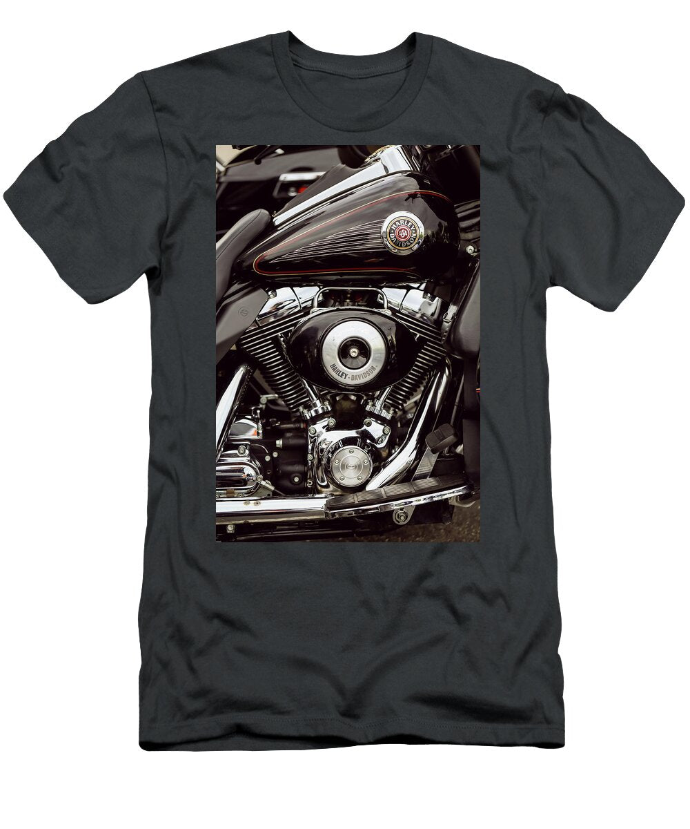 Ride to Live Live to Ride Harley Davidson Motorcycle Detail Alexandru Gabriel Bogdan T-Shirt