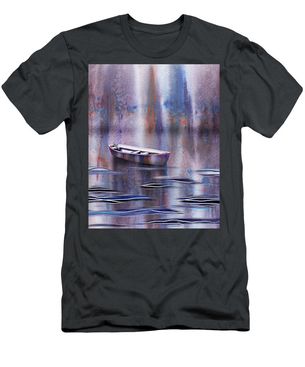 Ripples on the Water Peaceful Lake Watercolor Irina Sztukowski T-Shirt
