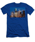 Rise of the Super Moon Behind Downtown Houston Skyline Houston Texas Silvio Ligutti T-Shirt