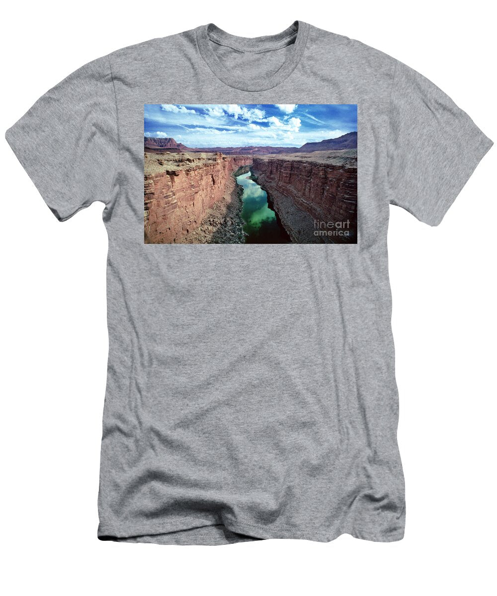 River Carving a Canyon in the Desert Vermillion Cliffs Wernher Krutein T-Shirt
