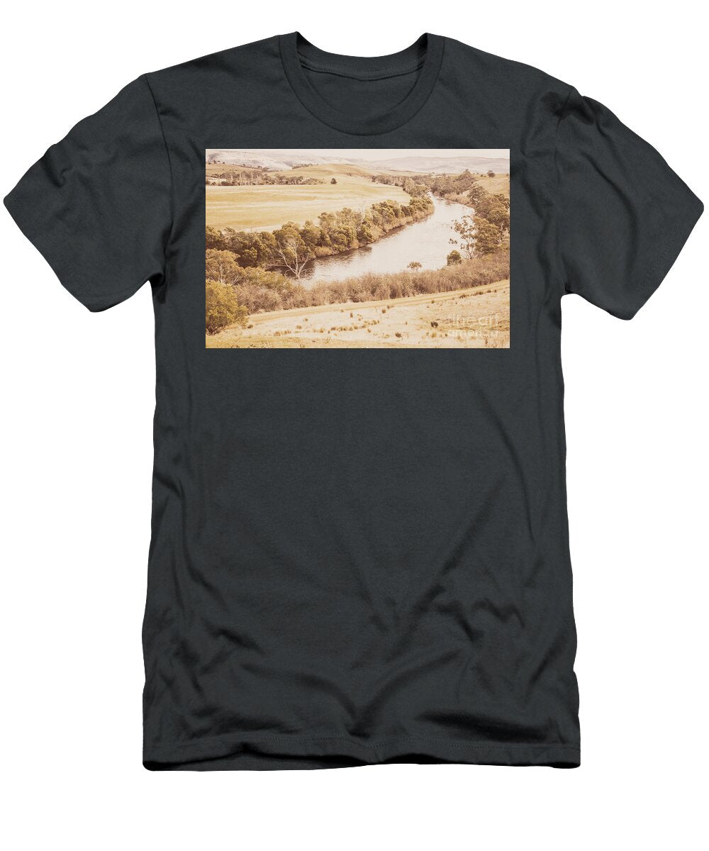 Rivers of Pastoral Wash Jorgo Photography Wall Art Gallery T-Shirt