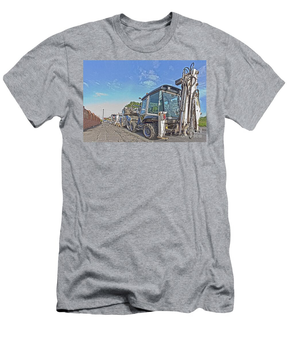 Road Work Machines Hdr Terri Waters T-Shirt